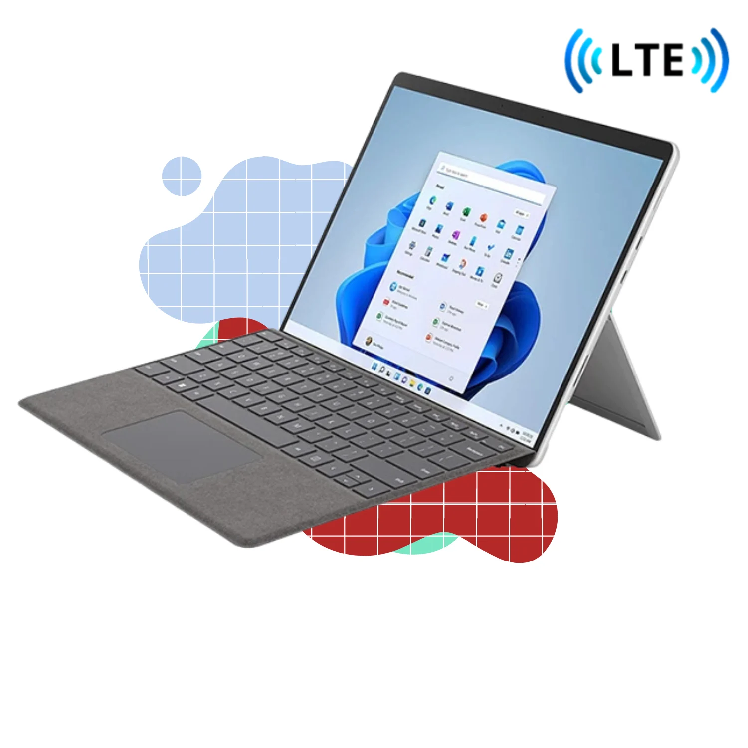 Surface Pro 8 I7 16GB 256GB LTE - Platinum